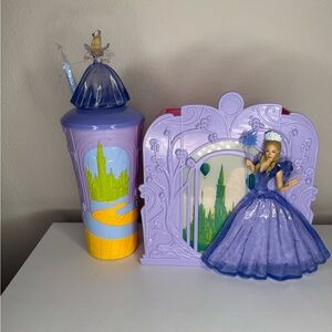 Wicked For Good Glinda Popcorn Tin & Collectible Cup With Topper - AMC - In hand
